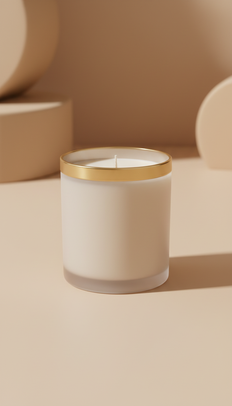 Soy Candle in Matte Glass Jar
