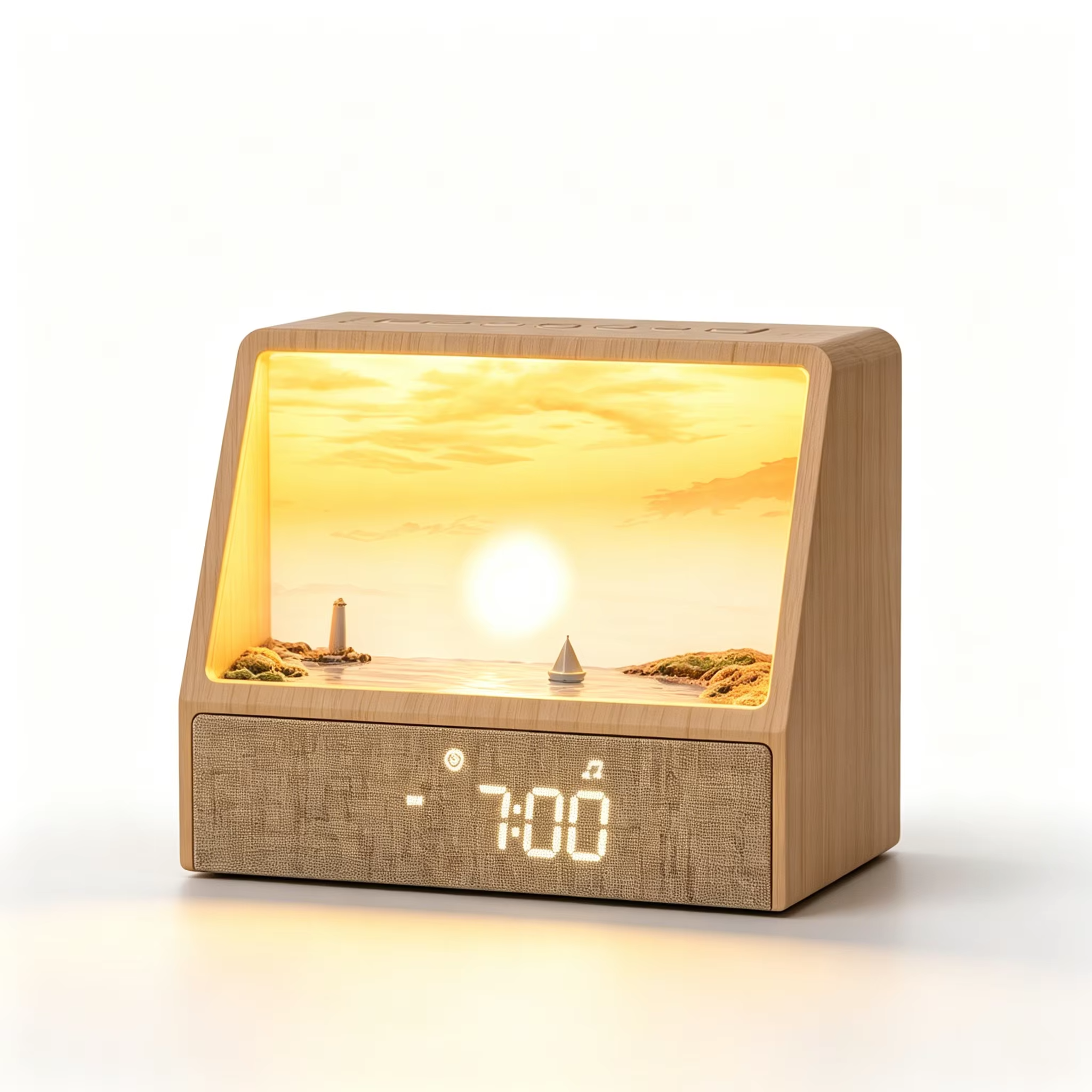 Sunrise Alarm Clock: Wake Up Light, White Noise, Bluetooth Speaker, Sleep Aid Night Light