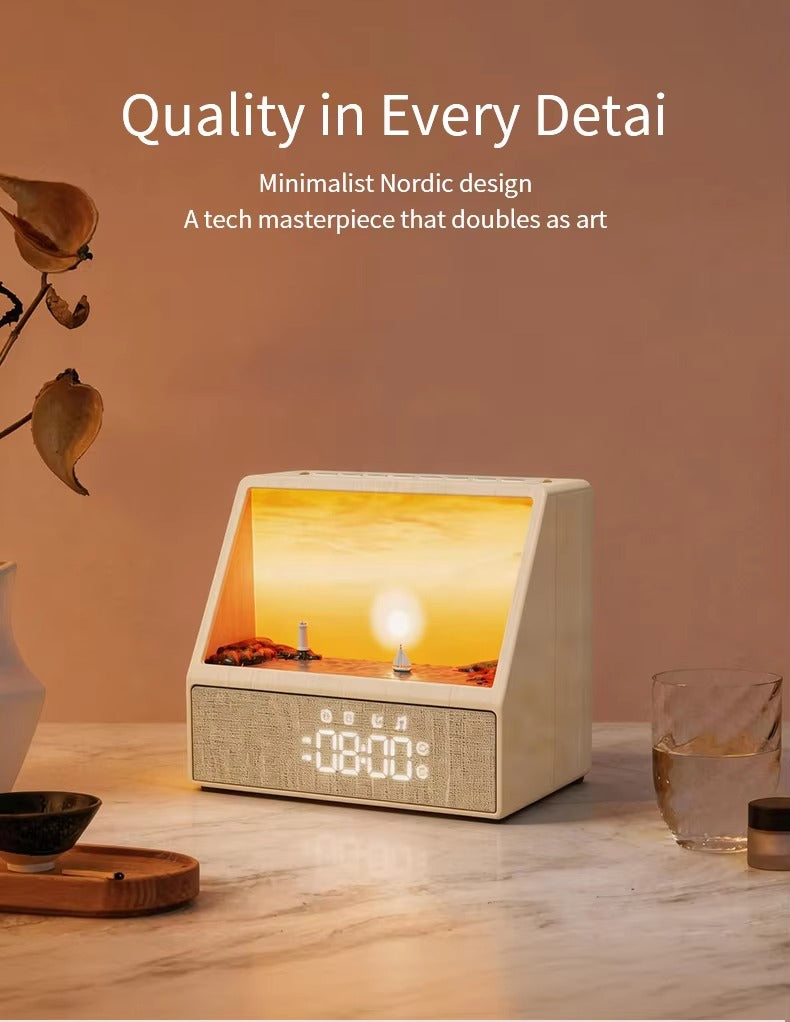 Sunrise Alarm Clock: Wake Up Light, White Noise, Bluetooth Speaker, Sleep Aid Night Light