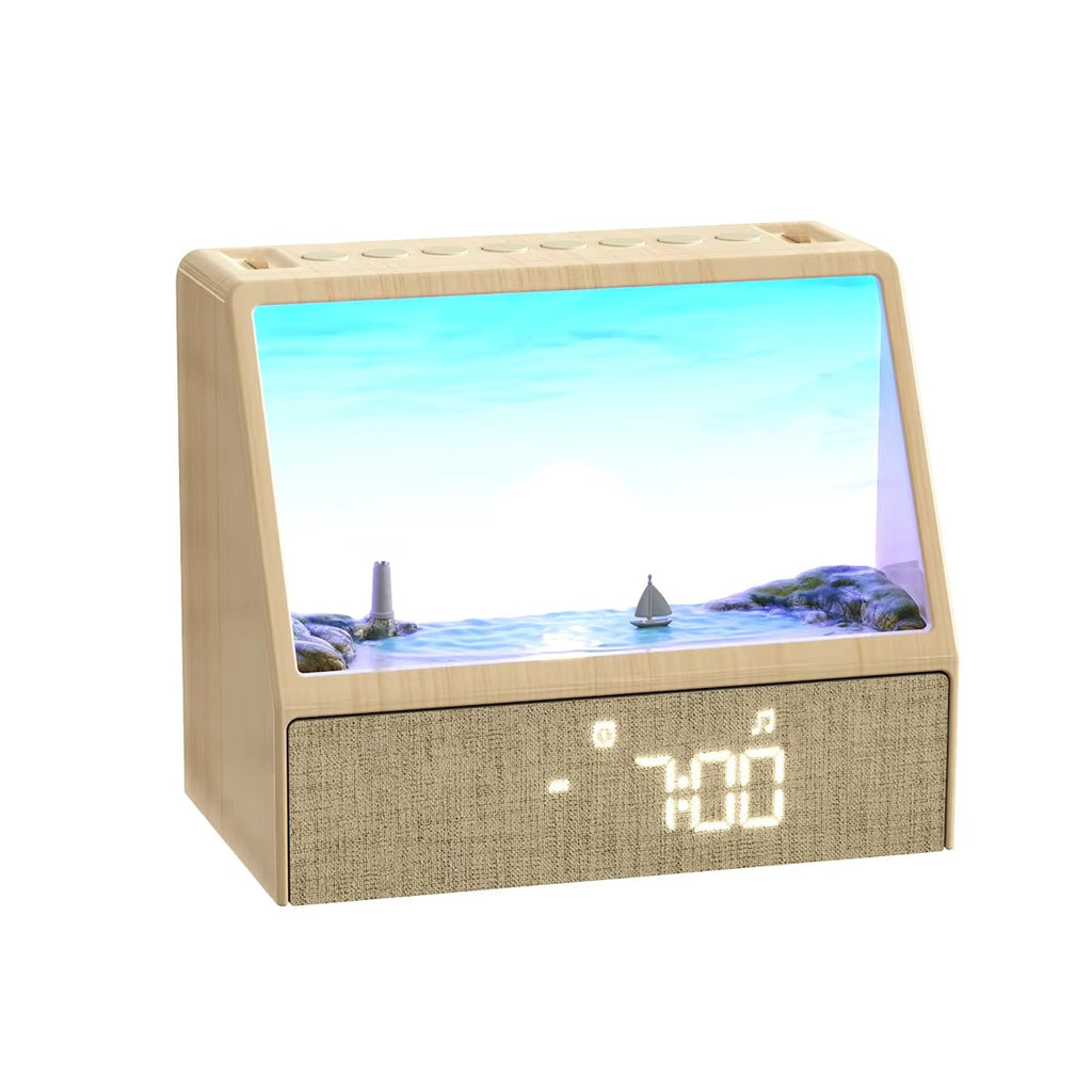 Sunrise Alarm Clock: Wake Up Light, White Noise, Bluetooth Speaker, Sleep Aid Night Light
