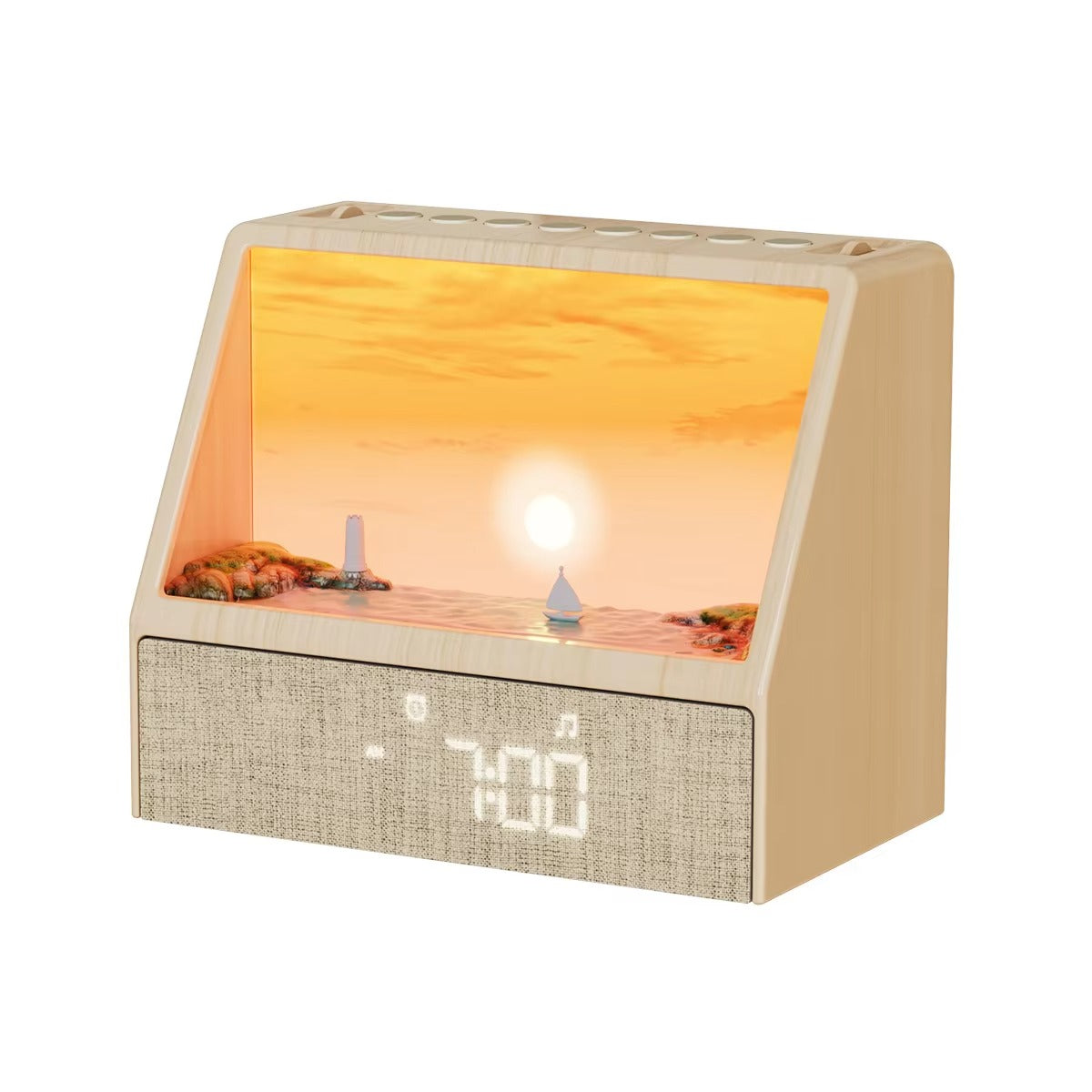 Sunrise Alarm Clock: Wake Up Light, White Noise, Bluetooth Speaker, Sleep Aid Night Light