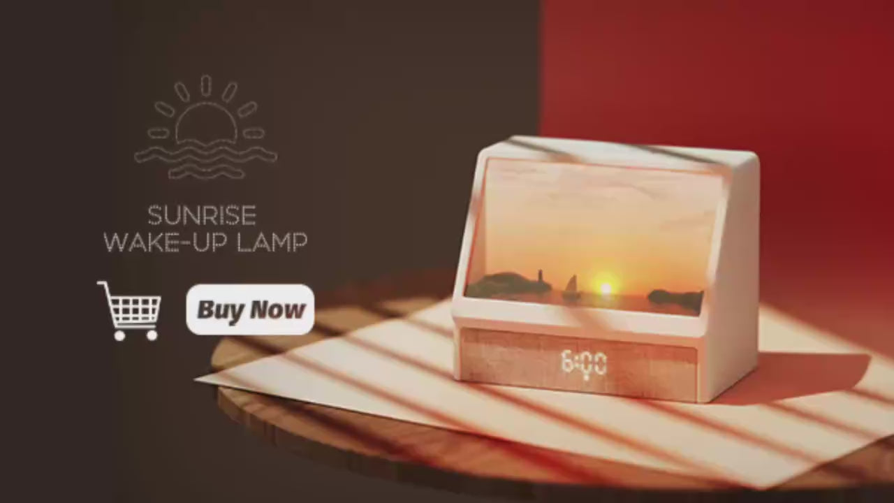 Sunrise Alarm Clock: Wake Up Light, White Noise, Bluetooth Speaker, Sleep Aid Night Light